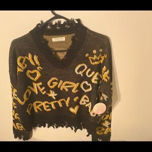 🛍Full Circle Trends Women’s Ripped Edge Knitted Sweater various